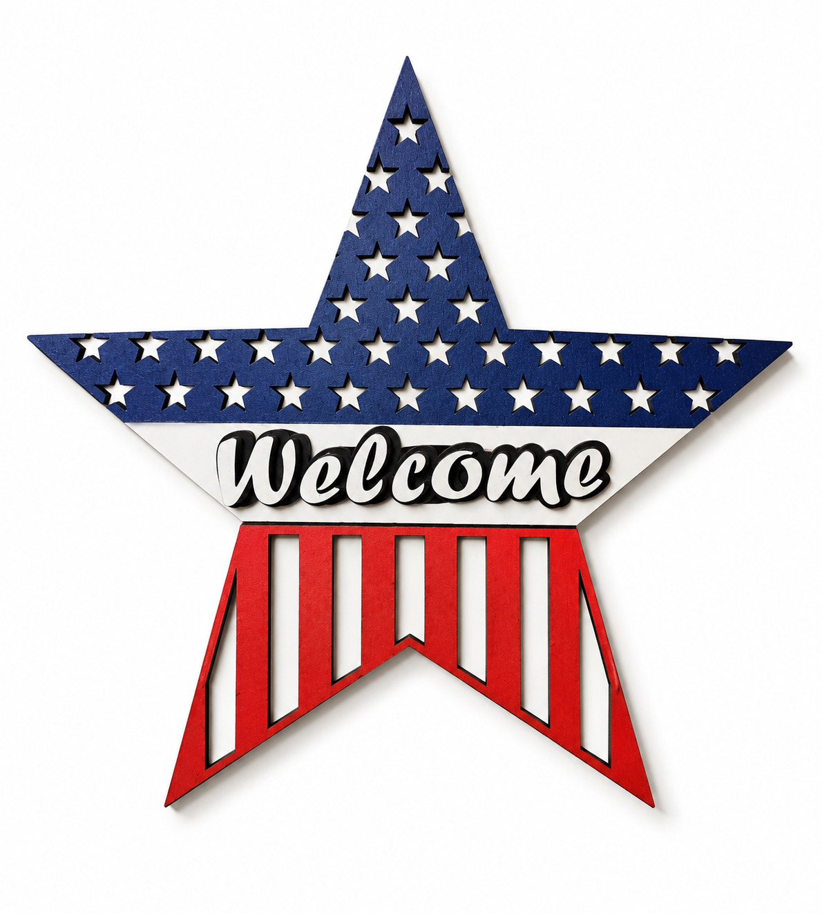 Patriotic Welcome Star