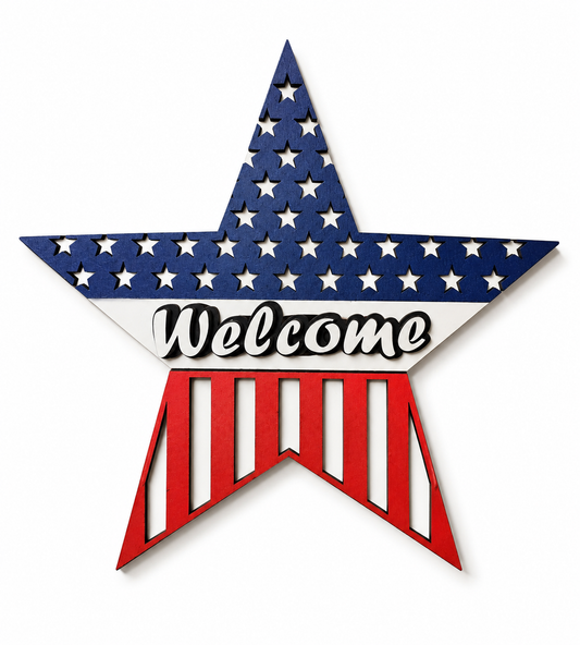 Patriotic Welcome Star