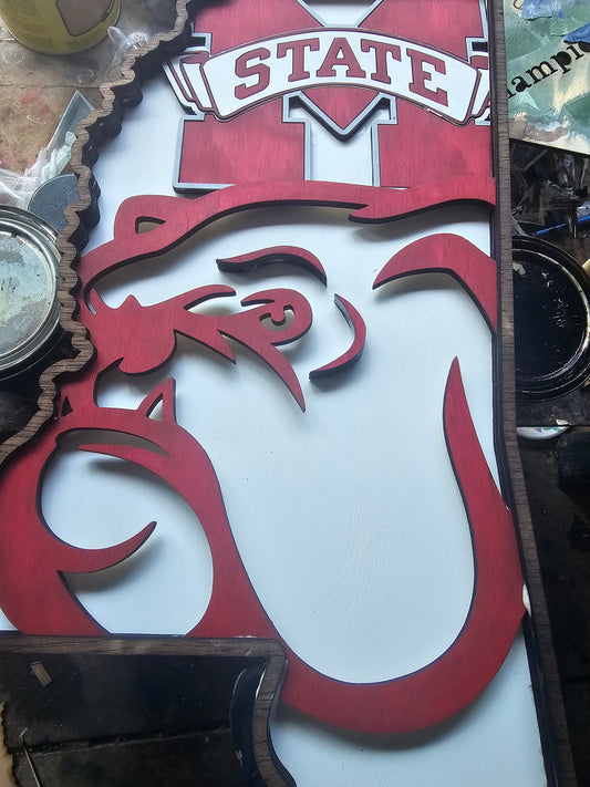 Custom Mississippi State Sign