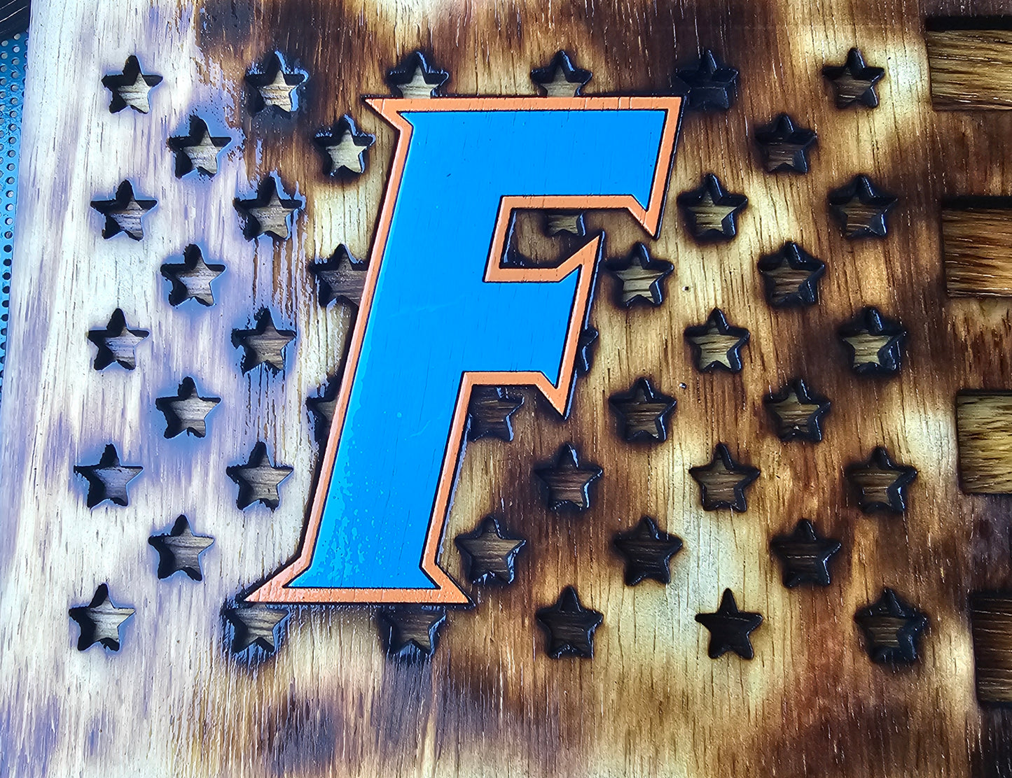 Florida Gators American Flag Sign