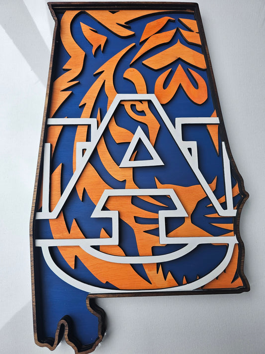 Custom Auburn Tigers Sign
