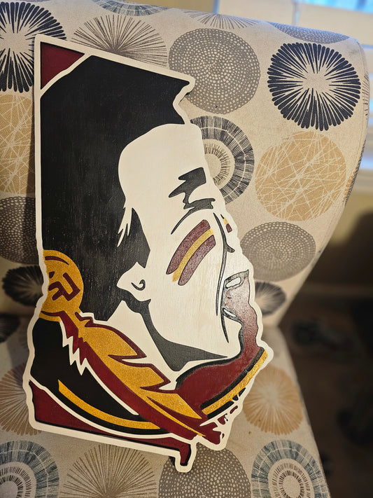 Florida StateSeminoles 'Georgia' Sign